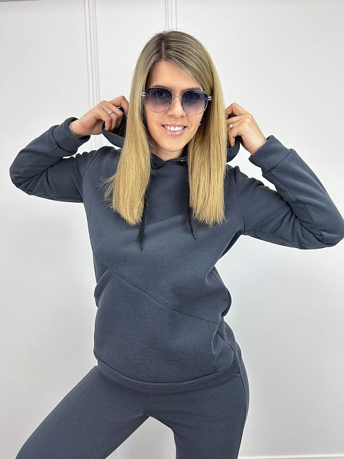 Жіночий спортивний костюм на флісі "Impuls" оптом | Батал | Розпродаж моделі Київ - фото 8