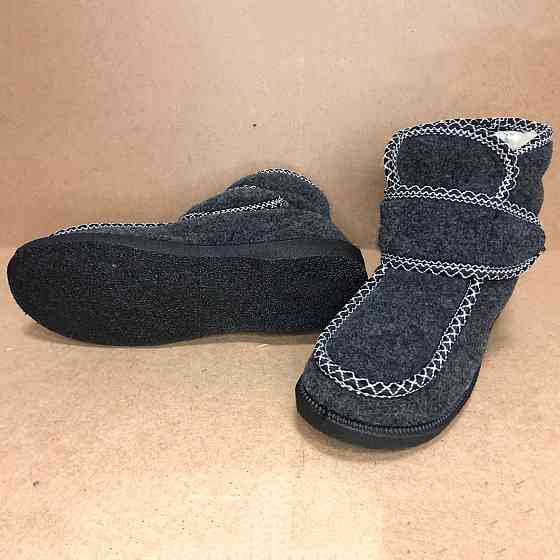 Женские валенки на подошве 38р, Женские бурки бабуши Галоши утепленные эва EF-98 Львов