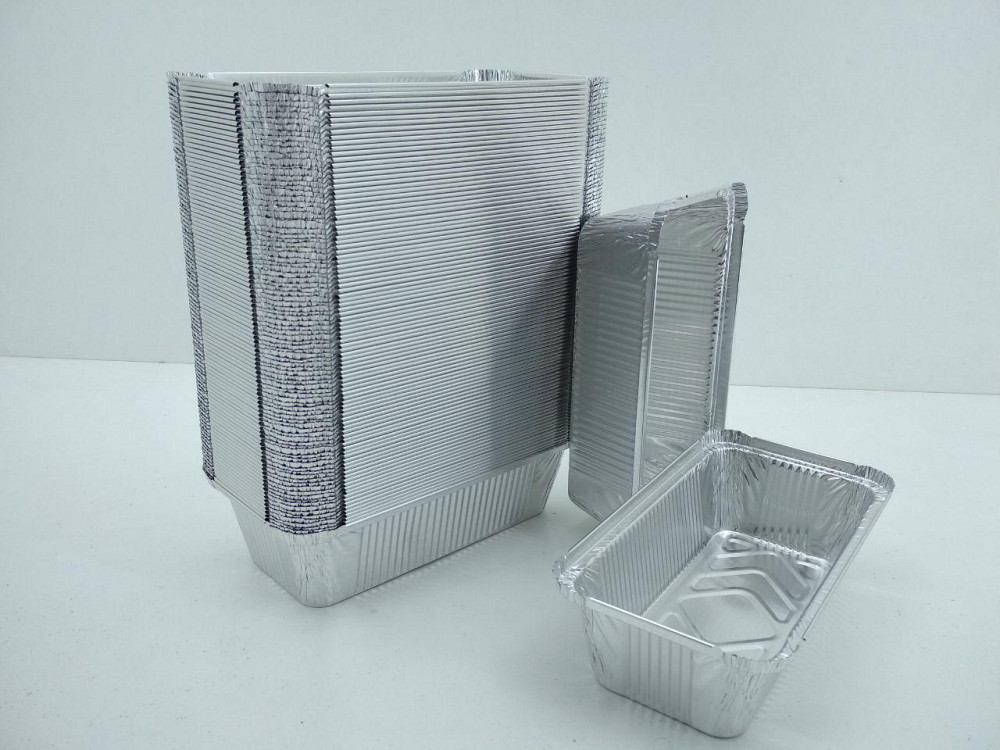 Контейнер из пищевой алюминиевой фольги прямоугольный 900 мл SP62L100 штук (1 пачка) Харьков - изображение 2