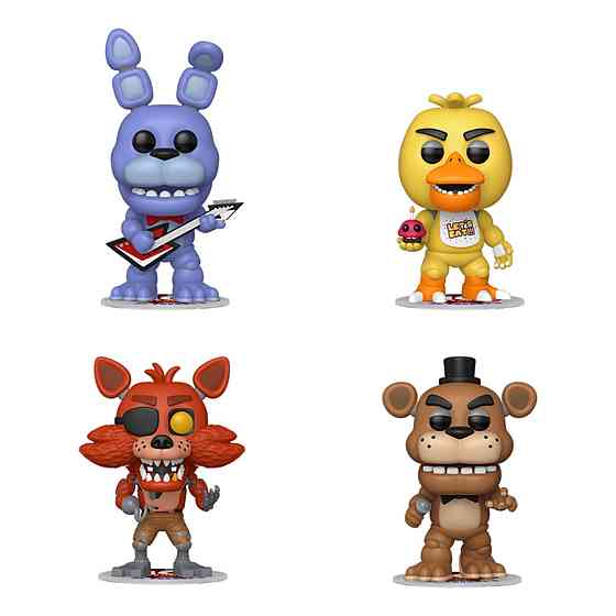 Набір ігрових фігурок Funko POP! серії 5 ночей у Фредді (4 фігурки) Днепр