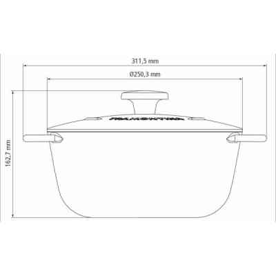 Кастрюля Tramontina Trento 4л (20805/024) Винница