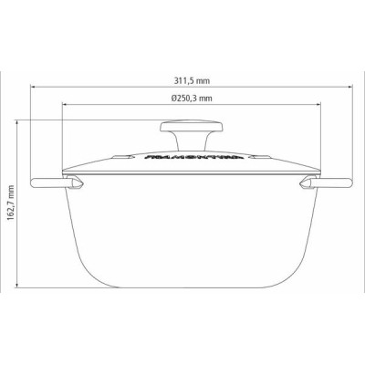 Каструля Tramontina Trento 4л (20805/024) Вінниця - фото 2