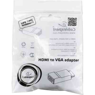 Переходник HDMI to VGA Cablexpert (A-HDMI-VGA-001) Винница