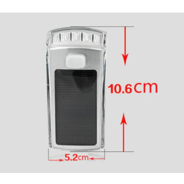 Ліхтар велосипедний із сигналом на сонячній батареї Feel Fit DEN-061 Бровари - фото 2