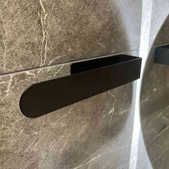 Тримач для рушників Navin 230 мм, чорний матовий Київ