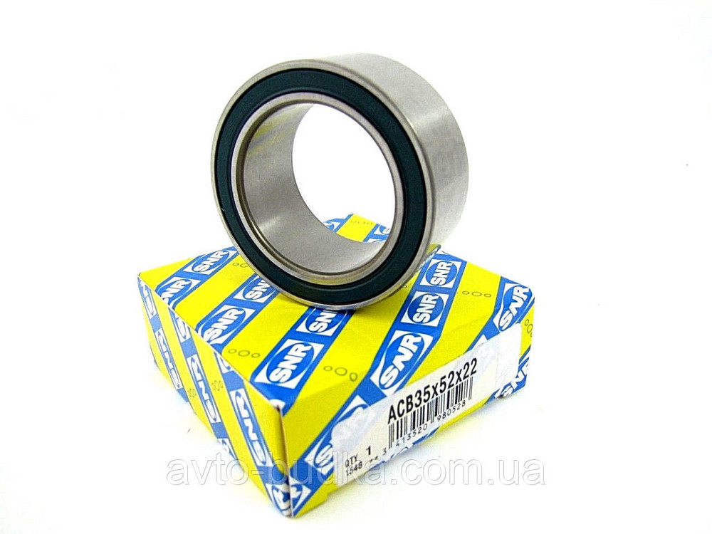 ПІДШИПНИК КОНДИЦІОНЕРУ 35x52x22 компресор 6CA17C, 6SEU12, 6SEU12C, PXE16 SNR ACB 35X52X22 Новий Розділ - фото 1