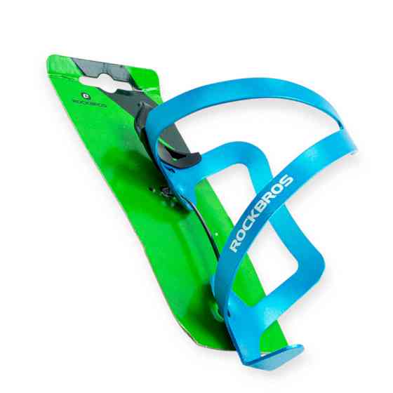 Велокрепление бутылки алюминий (синий) ROCKBROS SHJ-010 для Мукачево