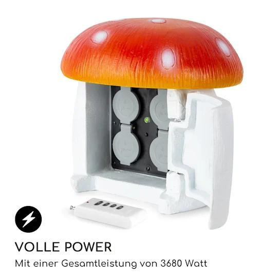 Power Mushroom Умная садовая розетка WiFi управление 3680 Вт IP44 Ровно - изображение 6