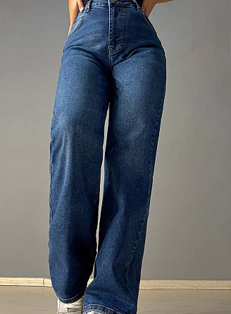 Джинси жіночі Its Basic 3421-2 straight fit прямі стрейчеві сині , синій, 34, 34, 69 см, 97 см Київ - фото 8