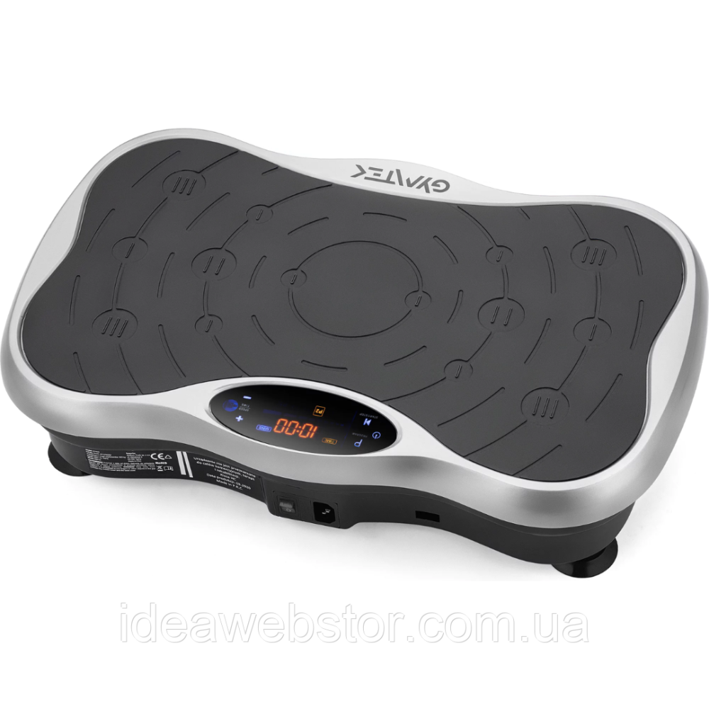 Віброплатформа Gymtek XP500 2D для дому з пультом керування й еспандерами вібротренажер для схуднення фітнесу масажу та тренувано Київ - фото 14