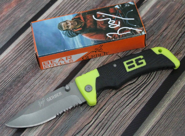 Ніж складний BG U4-4 з серрейтором Дніпро - фото 1