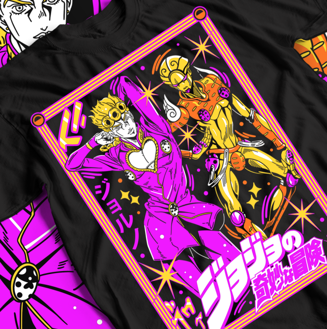 Футболка для мальчика аниме Джосуке Хигасхиката Джоджо С оверсайз (рост от 165 до 180 ) Черний AnimeJ0589m Днепр - изображение 1