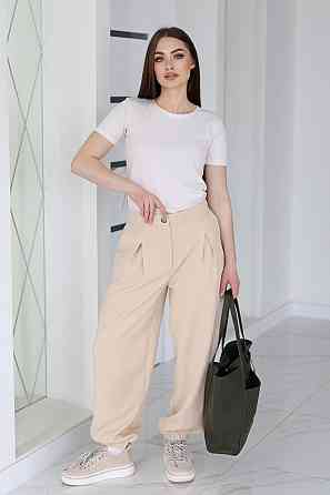 Жіночі широкі штани джогери "Flavio" | Батал Київ