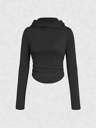 Жіноча стильна повсякденна кофта термо з капюшоном пума лакоста Одеса