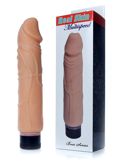 Вибратор - Real Skin Multispeed Flesh, 22 см Sex Aura Киев - изображение 1