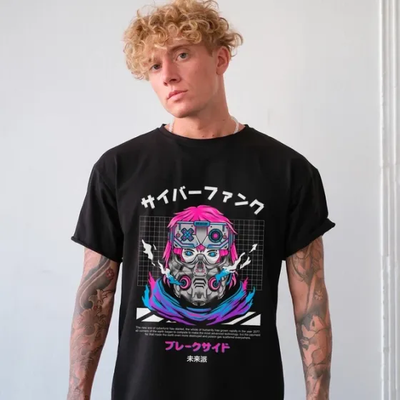 Футболка для подростка мальчика с принтом Break140ide Размер 160 Anime10061 Днепр