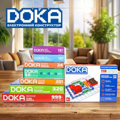 Конструктор DOKA електронний 118 схем (D70701) Вінниця