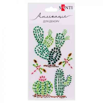Набор для творчества Santi Trendy Cactus аплікація зі страз самоклеючих 9.5х15 см (742536) Винница
