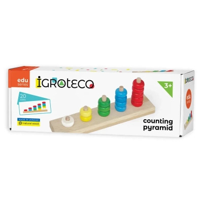 Развивающая игрушка Ігротеко Счеты-пирамидка (900439) Винница - изображение 1