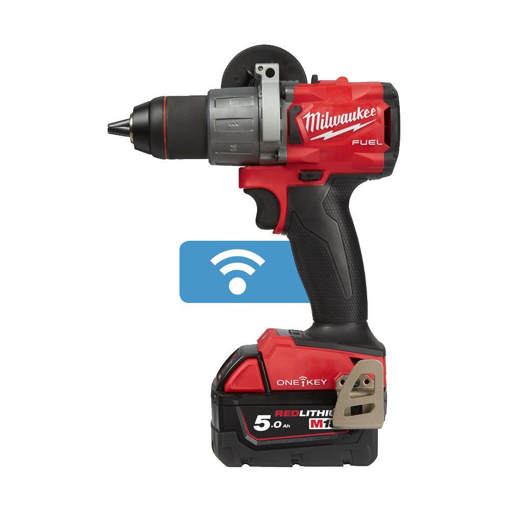 Дрель-шуруповерт аккумуляторный бесщеточный ударный MILWAUKEE M18 ONEPD2-0X, 135Нм (клипса для ремня, боковая ручка, HD кейс) Одесса - изображение 10