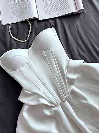 Женское романтическое платье с корсетом костюмка люкс. Молочный, 44/46 Одесса