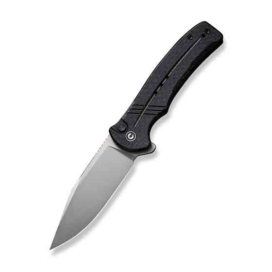 Ніж складаний туристичний Civivi Cogent, (8.8 см) 14C28N / Micarta чорний Київ