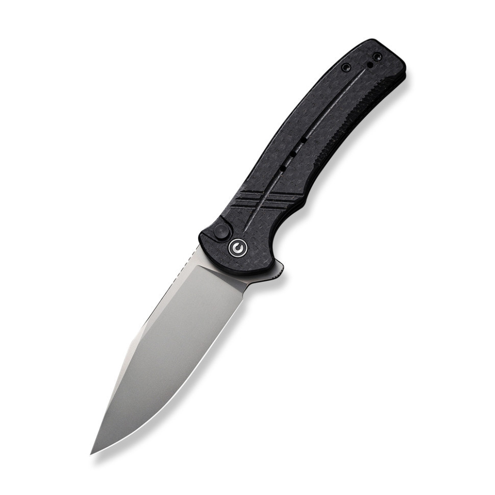 Ніж складаний туристичний Civivi Cogent, (8.8 см) 14C28N / Micarta чорний Київ - фото 1