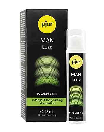 Рідкий вібратор для чоловіків pjur MAN Lust, 15 мл, з ефектом мурашок Sex Aura Київ