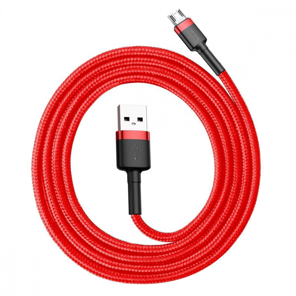 Кабель Baseus Cafule Micro USB 2.4A 1м красный Львов - изображение 7