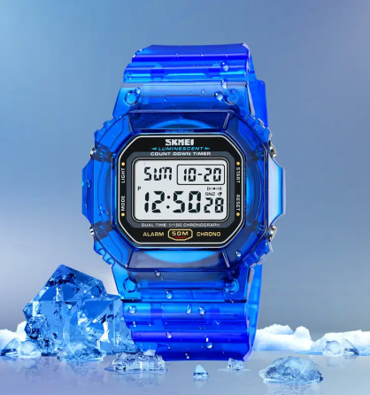 Жіночий наручний спортивний годинник Skmei 1999 (Синій) Вінниця