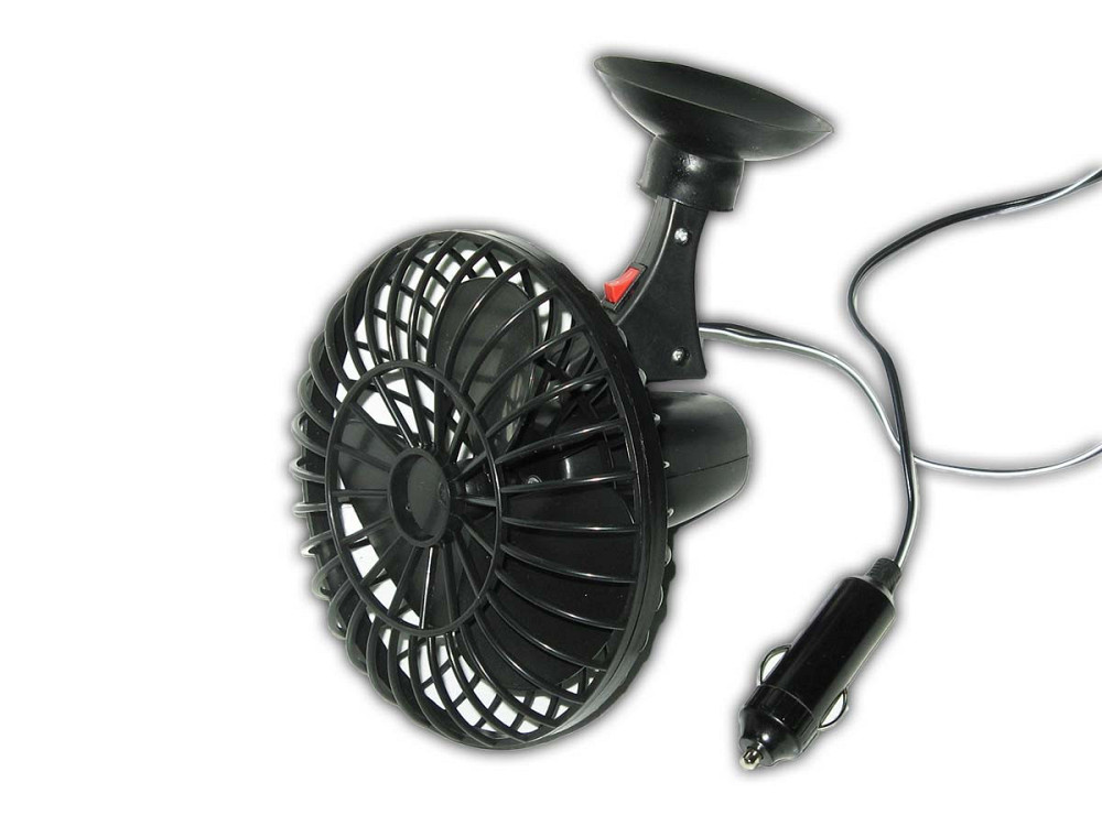 Вентилятор для авто 5&quot; ВН.12.531 на присосці 12V (з фіксатором) Вінниця - фото 1