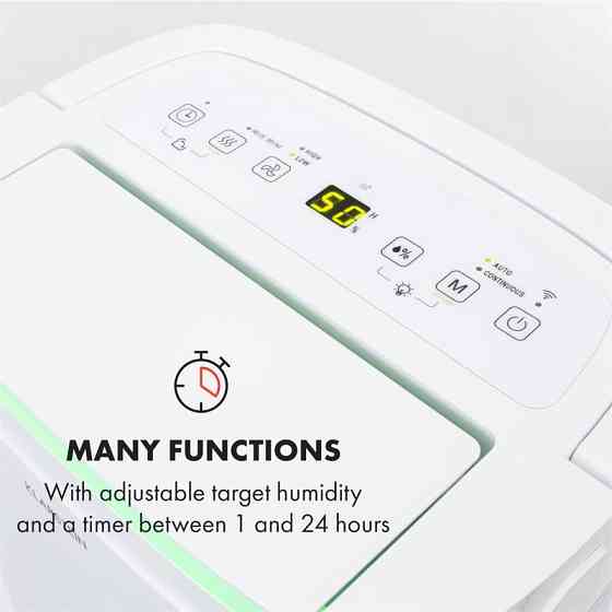 Осушувач DryFy Connect 40 WiFi компресійний 40 л/д 35-45 м2 білий 40 л/24 год (Німеччина, читати опис) Рівне