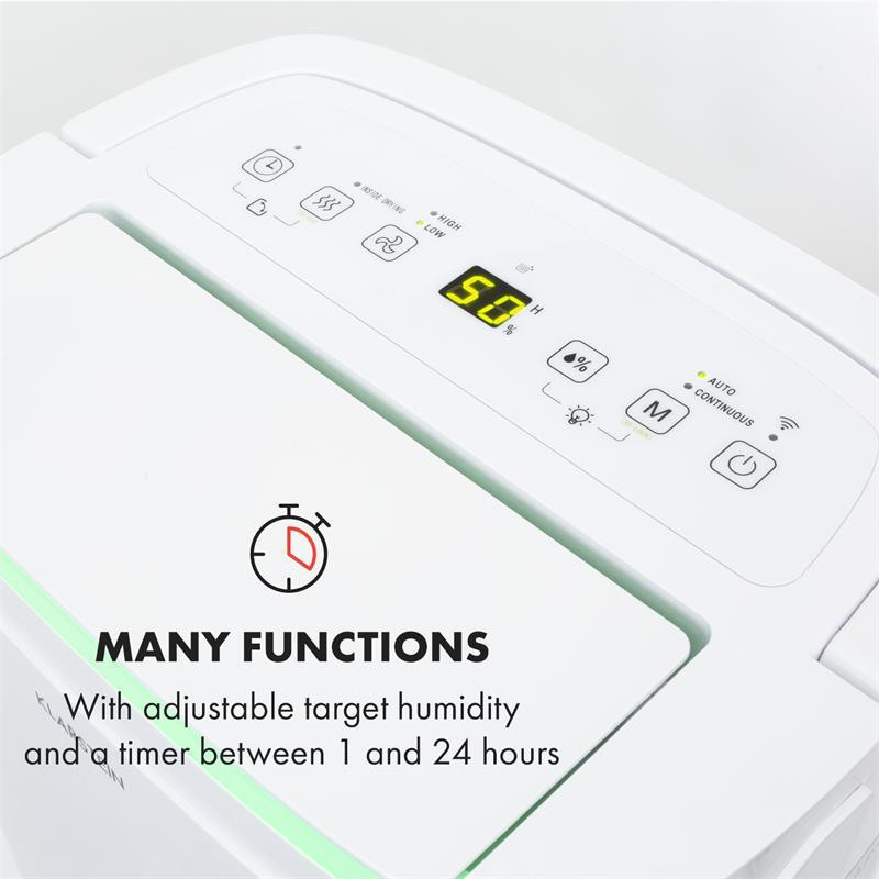 Осушитель DryFy Connect 40 WiFi компрессионный 40л/д 35-45м² белый 40л/24ч (Германия, читать описание) Ровно - изображение 5