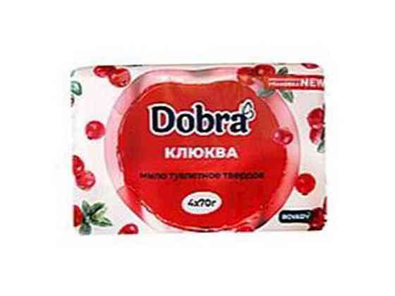 Мило туалетне Журавлина 4*70г екопак ТМ Dobra Київ