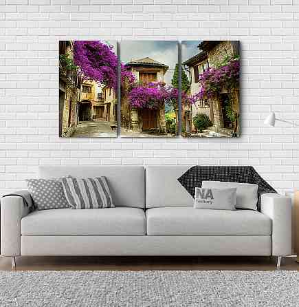 Модульна картина Місто Квіти Art-26_3А Київ