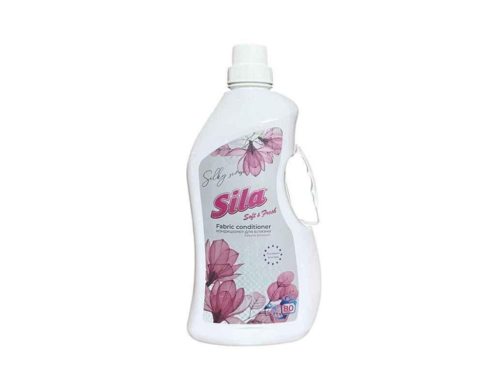 Кондиционер-ополаскиватель 2.4 л silky sense в полимерной бутылке ТМ SILA Киев - изображение 1