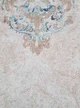 Обои винил на флизелине горячего тиснения DU&KA  Voyage1.06х10 вензеля фон восточный рисунок светло коричневые Киев