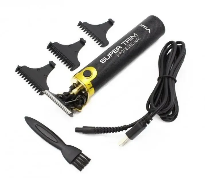 Машинка для стрижки аккумуляторная беспроводная профессиональная + 3 насадки / Триммер для волос VGR V-082 Коломия - фото 7