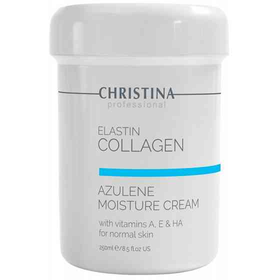 Зволожувальний крем для нормальної шкіри Christina Elastin Collagen Azulene Moisture Cream with Vitamins 250 мл Дніпро
