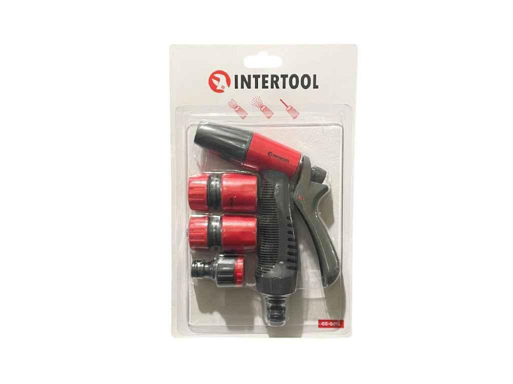 Пістолет-розпилювач для поливу ABS, PP, TPR GE-0016 ТМ INTERTOOL Київ - фото 1