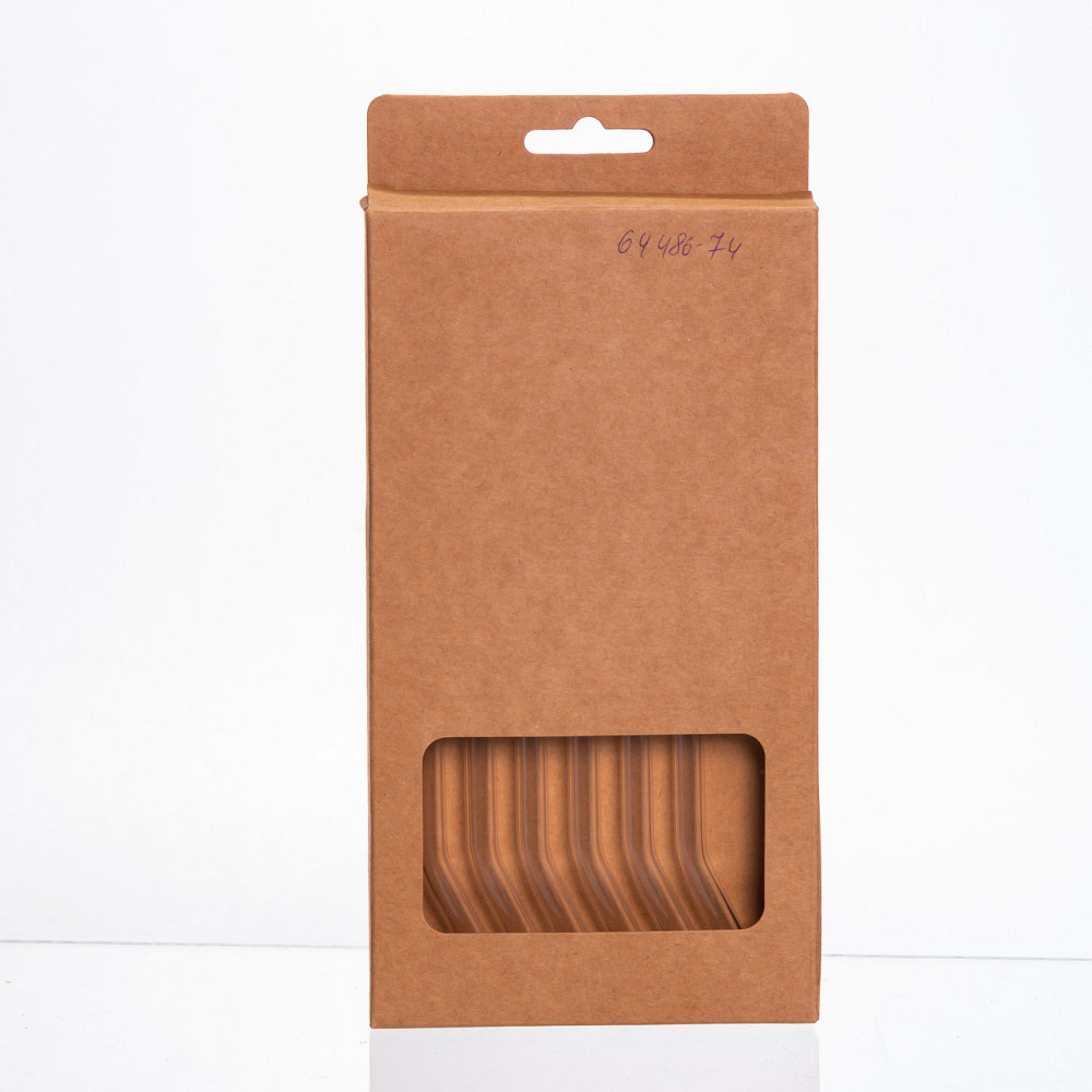 Набір скляних трубочок із щіточкою (6+1) 64486-74 Київ - фото 2