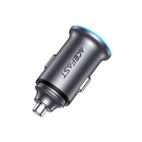 Автомобільний зарядний пристрій ACEFAST B15 65W (USB-A+USB-C) dual port metal car charger Одеса