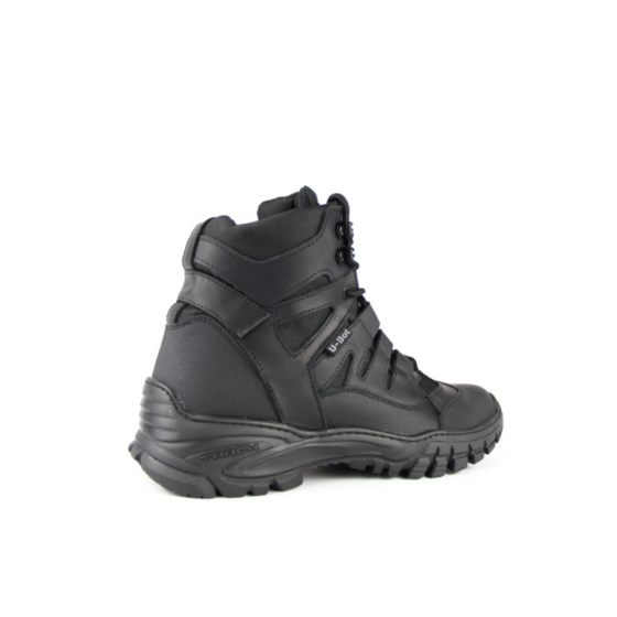 Тактичні демісезонні черевики Хижак, чорні, водонепроникні, шкіряні, посилена підошва, амортизація, шнурівка Львів