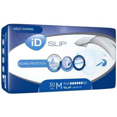 Підгузки для дорослих ID Slip Plus Medium талія 80-125 см. 30 шт. (5411416048176) Вінниця