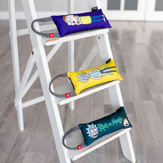 Іграшка для собак WAUDOG Fun з пискавкою, малюнок Рік і Морті 3, S, Ш 7 см, Д 16 см Київ