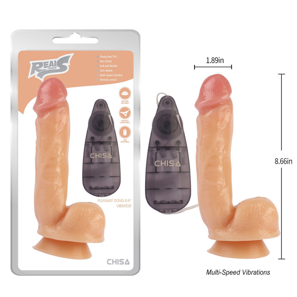 Вібратор реалістичний на присосці Chisa Real Touch S з пультом керування, бежевий Sex Aura Київ - фото 6