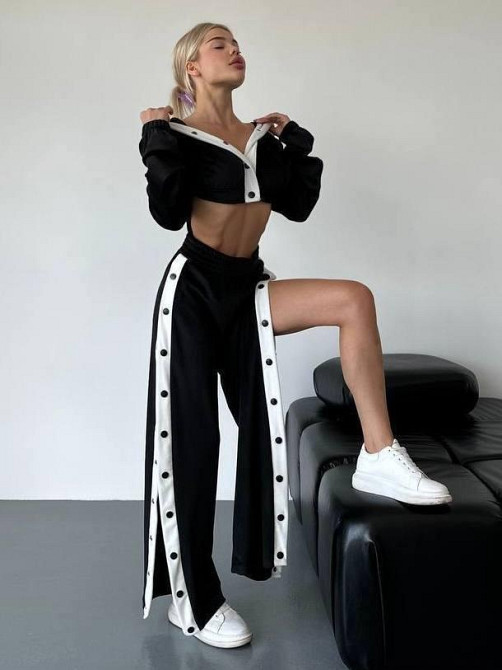 Жіночий стильний прогулянковий костюм двійка плюш-велюр Одеса - фото 6