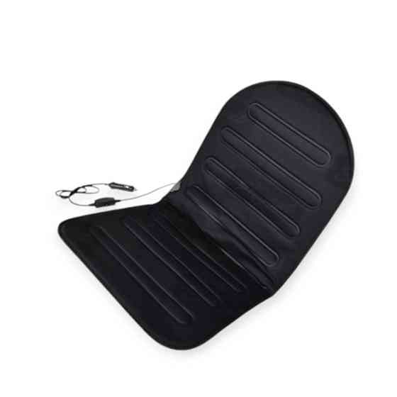 Накидка подогревом сиденья+спинка низкая черная 12в, 45вт 95x46см с Мукачево