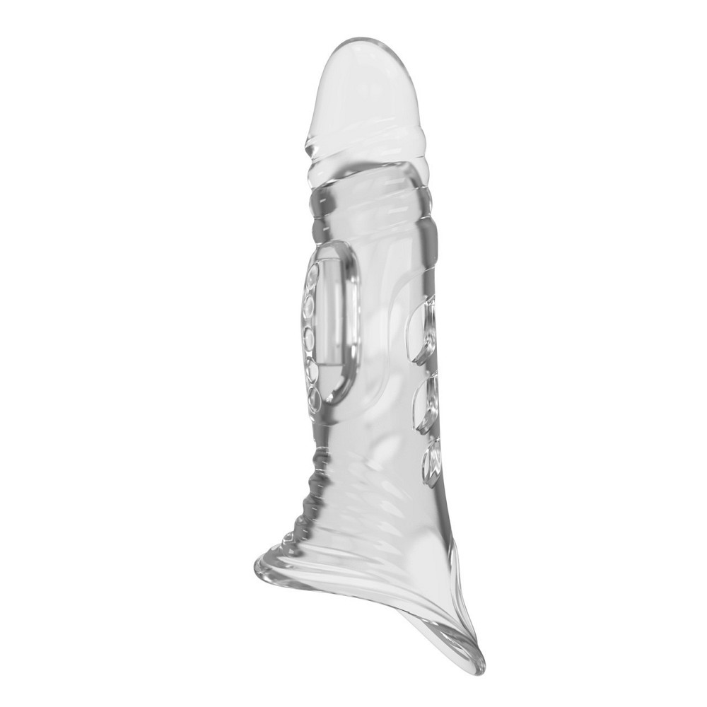 Насадка на член - Pretty Love Penis Sleeve 8.7" Clear Sex Aura Київ - фото 4