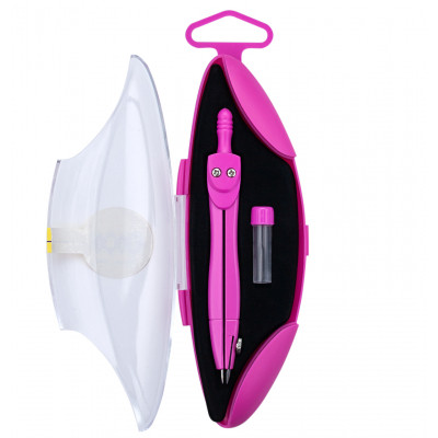Циркуль ZiBi NEON START, у тв. футляр, зап.грифель, рожевий, KIDS Line (ZB.5323NS-10) Вінниця - фото 2